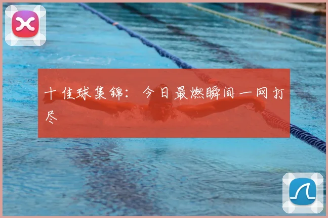 十佳球集锦:今日最燃瞬间一网打尽